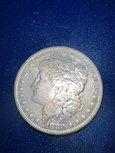 1880 Morgan Silver Dollar Beautifully & Wonderfully Toned - Picture 1 of 3