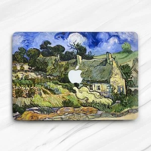 Van Gogh Thatched Houses in Cordeville Hard Case For Macbook Air 13 Pro 16 13 15 - Picture 1 of 4