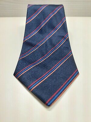 Cravatta Regione Piemonte Nuova 100% Seta Tie Silk Made In Italy Regimental • 19.90€