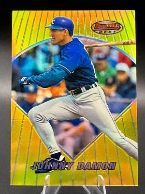 Johnny Damon 1996 Bowman's Best Baseball Refractor Card #56 Kansas City Royals - Image 1 of 3