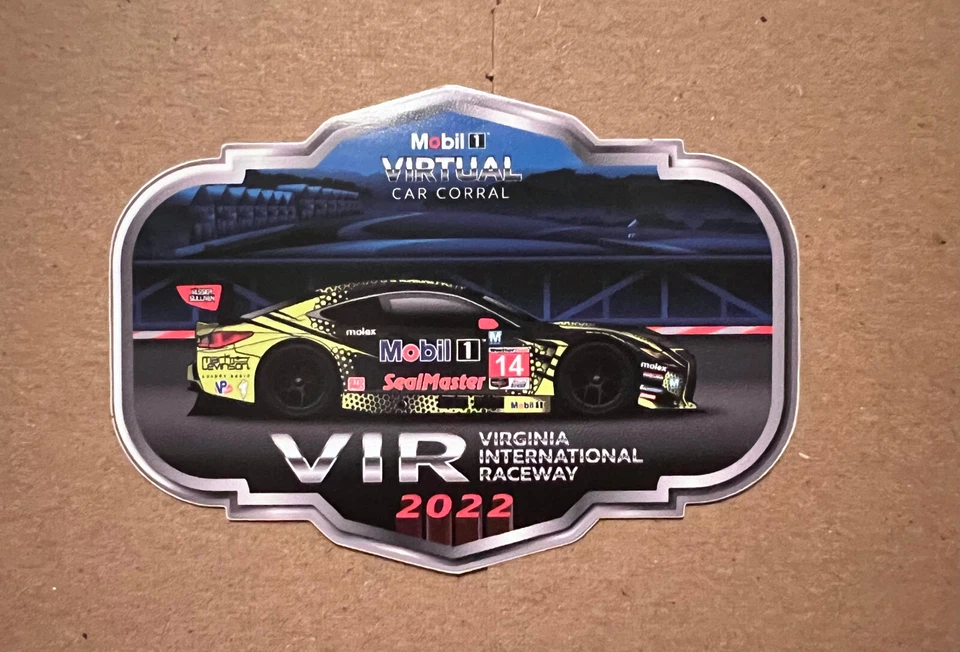 Calcomanía adhesiva Mobil 1 IMSA Lexus VIRGINIA 2022, original, NUEVO Foto 1 de 1