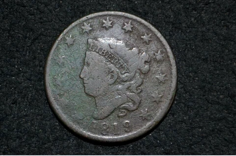 1819/8 LARGE CENT * VG Details ** FREE SHIPPING Cover