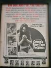 Grimm's Fairy Tales For Adults Rare Original Promo Poster Ad Framed!