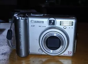 Canon PowerShot A70 3.2MP Digital Camera 3x Optical Zoom For Parts or Repair - Picture 1 of 4