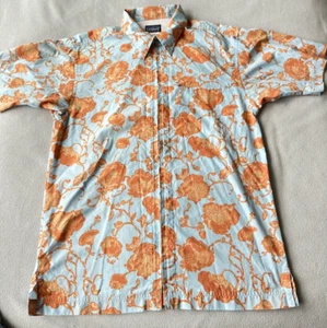 Patagonia Sideburn Shirt Herren Medium Full Zip Kurzarm Floral - Bild 1 von 9