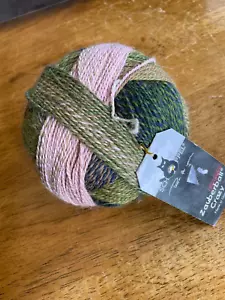 zauberball crazy sock yarn #2292 pink and green self striping sock yarn - Picture 1 of 7