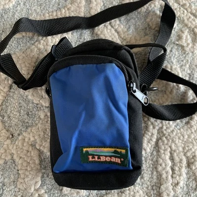 Vintage L.L. Bolso de Hombro Bean 2 Vías Nylon Cámara Exterior Hecho en EE. UU. Azul/Negro Foto 1 de 4