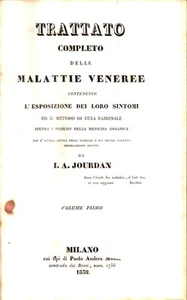 I. A. Jourdan - Trattato malattie veneree Vol. I Libri 1-2 - Moua 1832 - Foto 1 di 1