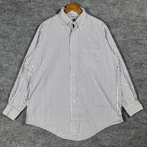 VINTAGE Brooks Brothers Makers Oxford Hemd 16-2 blau gestreift Button Down USA - Bild 1 von 17