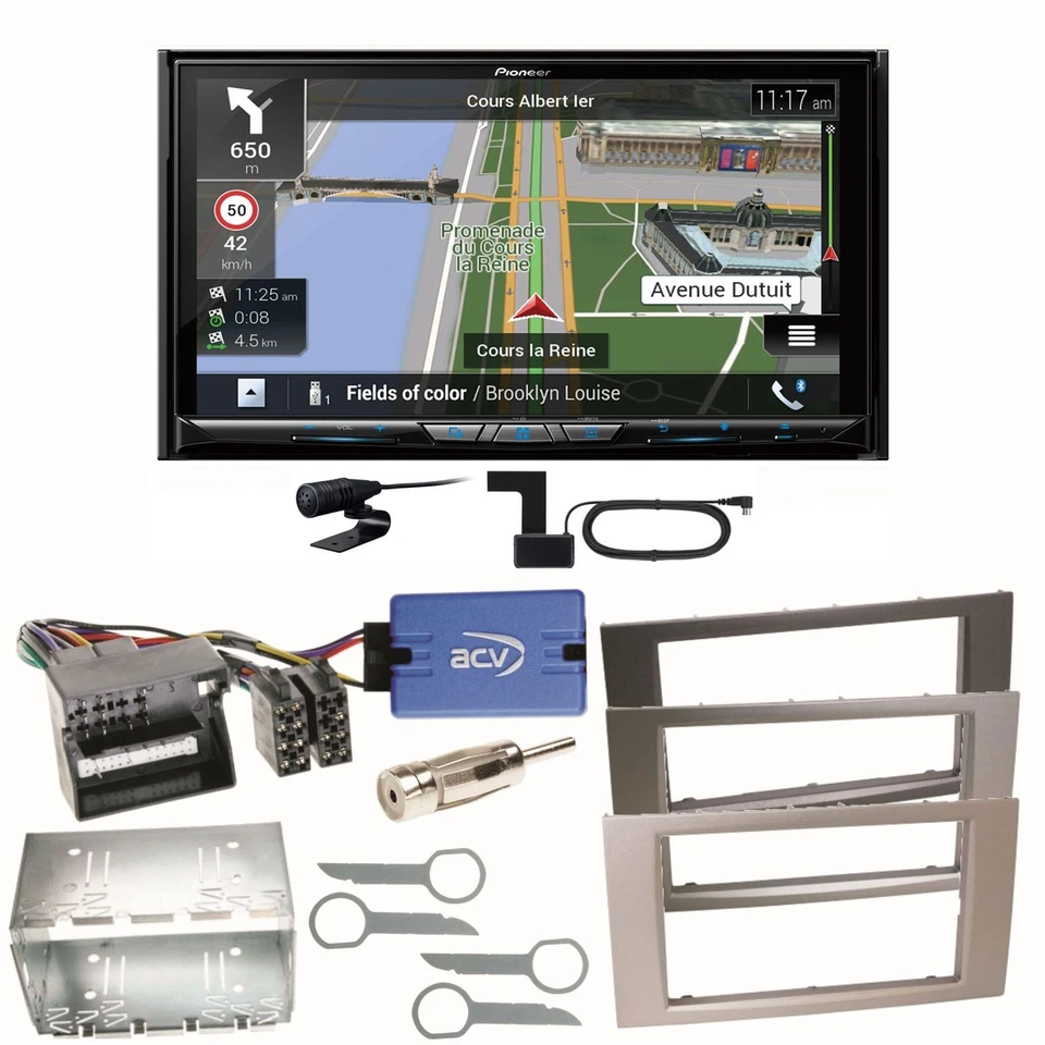 Pioneer AVIC-Z930DAB Navigation CD Einbauset für Ford Focus C-Max Fiesta Transit - Bild 1 von 1