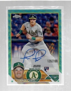 Conner Capel 2023 Topps Chrome Aqua Wave Refractor Auto 126/199 Rc Rookie RA-CCL - Picture 1 of 1
