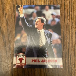 1993-94 NBA Hoops Basketball #233 Phil Jackson Chicago Bulls Hall of Fame HOF - Picture 1 of 2