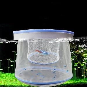 Ventilated Guppy Breeding Net Permeable Floating Fish Net Home Aquarium - Picture 1 of 16