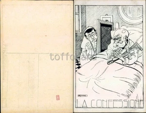 SATIRICA WW1 ANTIAUSTRIACA-LA CONFESSIONE-AUTORE BRIVIDO-D5-129 - Imagen 1 de 1