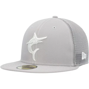 Men's New Era Gray Miami Marlins 2023 On-Field Batting Practice 59FIFTY Fitted - Picture 1 of 5