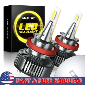 2PCS H8 H9 H11 LED Combo Headlight Fog Light Kit High Low Beam Bulb White 6000K - Picture 1 of 11