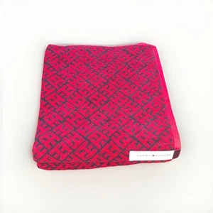 (2) TOMMY HILFIGER 100% ALGODÓN TOALLAS DE BAÑO 30"X54" ROJO AZUL MARINO - Imagen 1 de 2