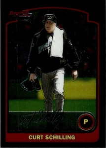 2003 Bowman Chrome Curt Schilling Arizona Diamondbacks #80 - Picture 1 of 2