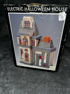 Pacific Rim Electrified Ceramic Haunted House Halloween Light 5315 Box - Picture 1 of 15