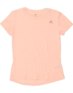 ADIDAS Womens Climalite T-Shirt Top UK 12/14 Medium Pink Polyester AP09 - Picture 1 of 3