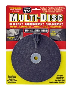 MULTI DISC 3pc Cutting Grinding Sanding (all in one) Metal Wood Brick cut off em - Picture 1 of 2