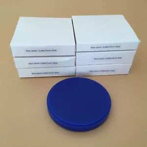Dental Lab CAD CAM Wax Disc Weiland System D98mm Blue Carving Wax Block Material - Picture 1 of 7
