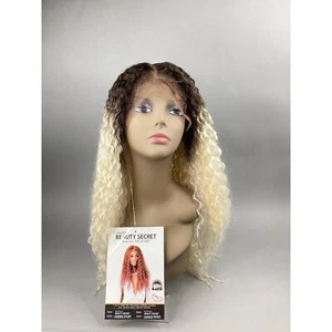 Beauty Secret Wig Ombre Ivy Water Wave Layered Lace Front 13x6 Synthetic - Picture 1 of 9