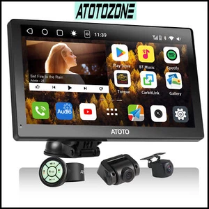 ATOTO P9 9" Autoradio Portatile Wireless Apple CarPlay Android Auto Touchscreen - Foto 1 di 8