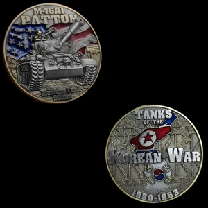 M48 PATTON MAIN BATTLE TANK CHALLENGE COIN VETERAN GIFT PIN UP ARMY VETERAN - Bild 1 von 24