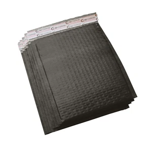 AirnDefense 250 #0 6,5X10" schwarz Poly Blase Mailers Versand gepolsterter Umschlag - Bild 1 von 12