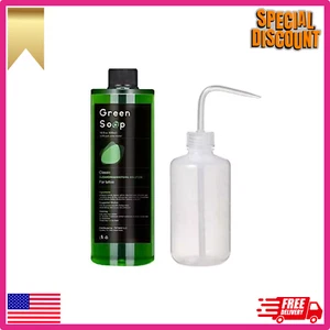 16.9Oz Green Soap Prep Wash with 8Oz Squeeze Bottle for Tattoos and Piercings - Picture 1 of 12