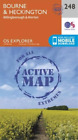 Bourne and Heckington (Map) OS Explorer Active Map