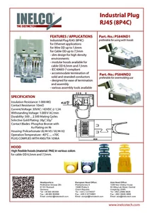 10 Stk. RJ45 8P4C 8polig 4 Kontakte mit Schirmcrimpung - Bild 1 von 4