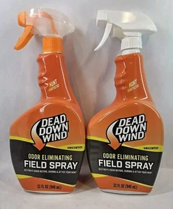 Dead Down Wind Evolve Field Spray 32 oz Lot of 2 Scent Eliminator Unscented - Picture 1 of 14