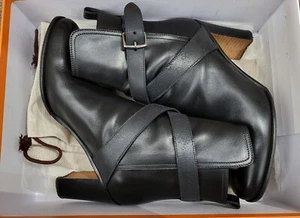 Original Hermes Paris Stiefeletten schwarz - Bild 1 von 9