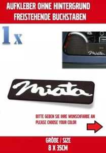 Adesivo Mazda Miata 80x350 mm MX-5 NB NA NC ND Eunos decalcomania, sticker, autocollat - Foto 1 di 10