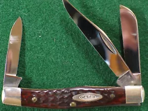 Case XX USA 7 dot 6332 Gunstock pattern Stockman in Red Bone - 1973 - Picture 1 of 18