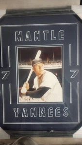 Mickey Mantle Signed Photo Framed - Picture 1 of 2