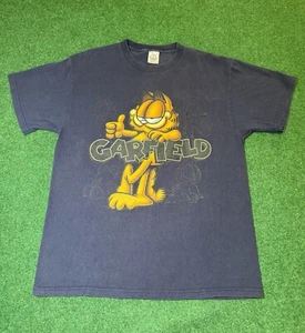 Camiseta grande de dibujos animados vintage de los 90 de Garfield historieta de Jim Davis para hombre  - Imagen 1 de 7