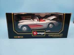 BBURAGO 1957 CHEVROLET CORVETTE!!! 1/18TH SCALE!!! COD. 3024. 1/18TH DIAMONDS!!! - Picture 1 of 7