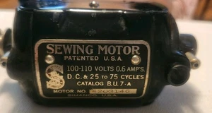 OEM Singer Sewing Machine Motor Replacement - Picture 1 of 9