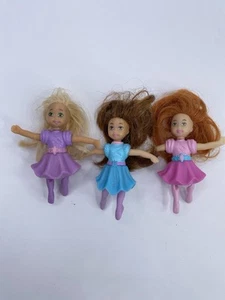 2006 McDonald's Barbie 12 Dancing Princesses Janessa #10 Fallon #9 Isla #7 - Picture 1 of 2