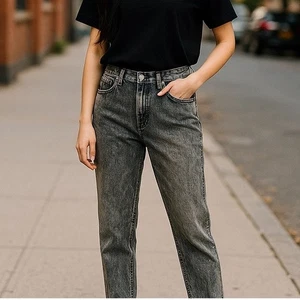 Rare Vintage 70s/80s Wrangler Black Acid Wash Ribbed Jeans Women’s Size 11x34 - Picture 1 of 11