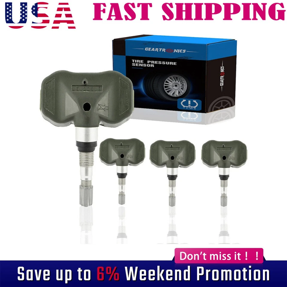 Juego de 4 sensores TPMS 15122618 para Chevy Colorado GMC Canyon Hummer H3 H3T 315Mhz Foto 1 de 4