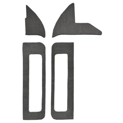 Dodge D350 Cutpile 1990-1993 alfombra puerta e inserciones de panel con cartón Foto 1 de 2