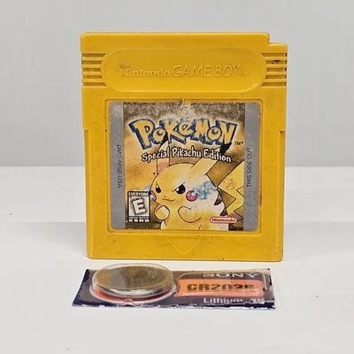 Carrito Pokemon Amarillo Edición Especial Pikachu (Nintendo Game Boy, 1999) Foto 1 de 4