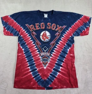 Vintage Boston Red Sox T Shirt Mens Large Tie Dye Lee Sport - Picture 1 of 8