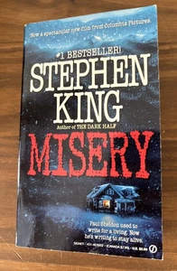 Misery Paperback Book By Stephen King. First Edition Printing Signet 1988 - Picture 1 of 3