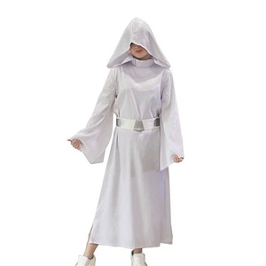 Disfraz Disfraz Disfraz Halloween Juegos con disfraces Traje Adulto Mujer Princesa Leia Star Wars - Imagen 1 de 4