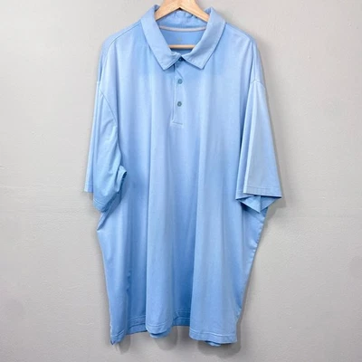 Camisa Polo de Golf Adidas Talla 3XLT Azul Rendimiento Manga Corta Entrenamiento Atlético Foto 1 de 4